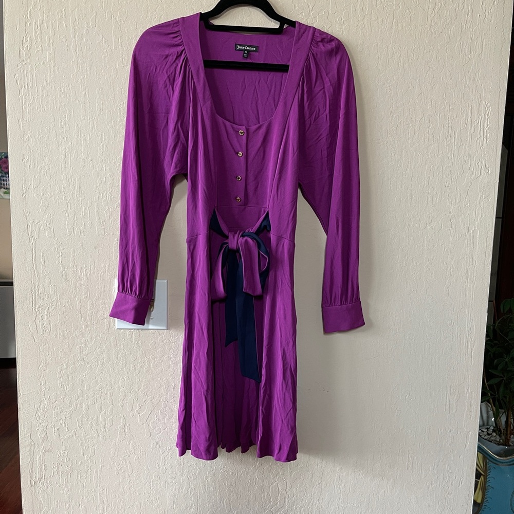 Juicy Couture Dress Purple color， Size M，Very Good Condition